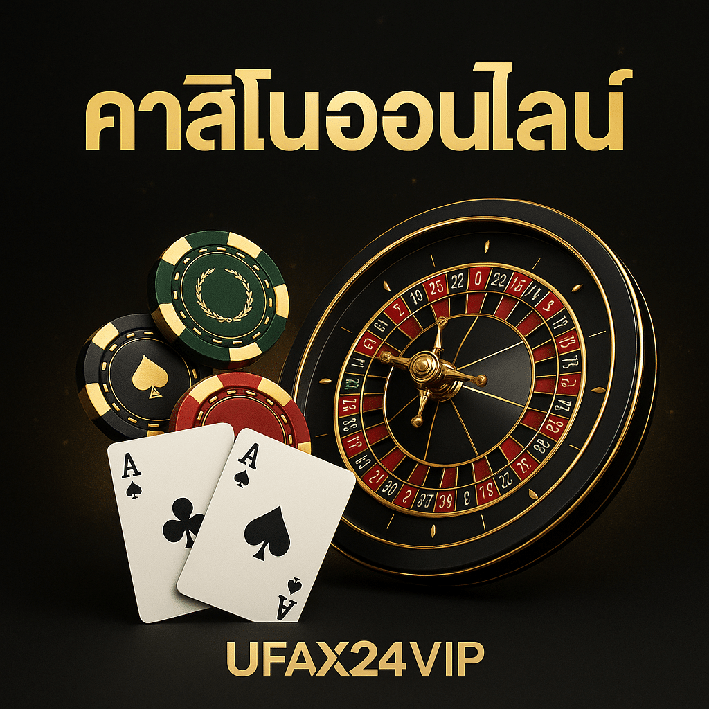 คาสิโนออนไลน์ เว็บตรง UFAX24VIP รวมเกมเดิมพันครบวงจร